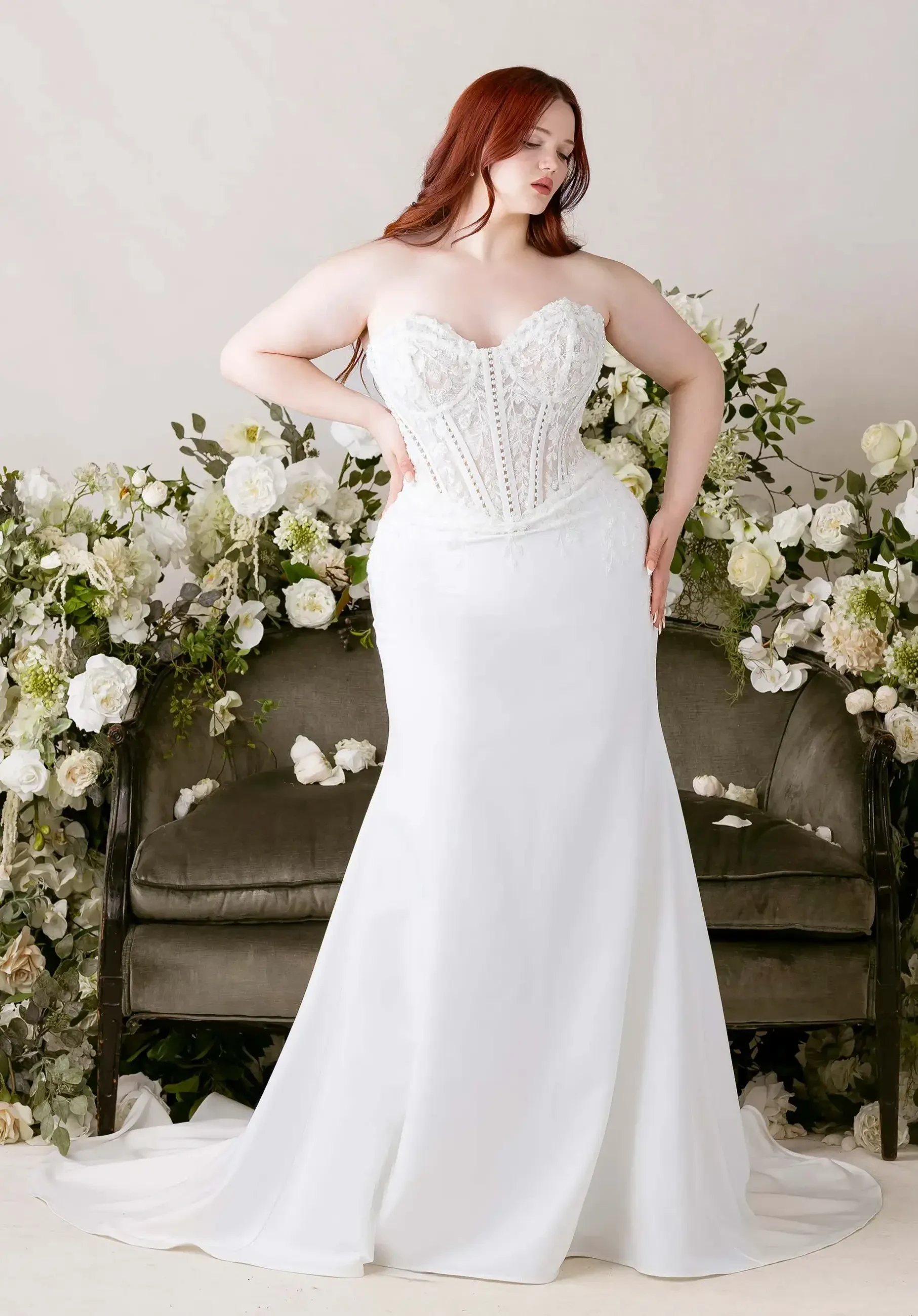 Curves, Confidence &amp; the Perfect Fit: Plus-Size Wedding Dress Shopping at Trudys Brides Image