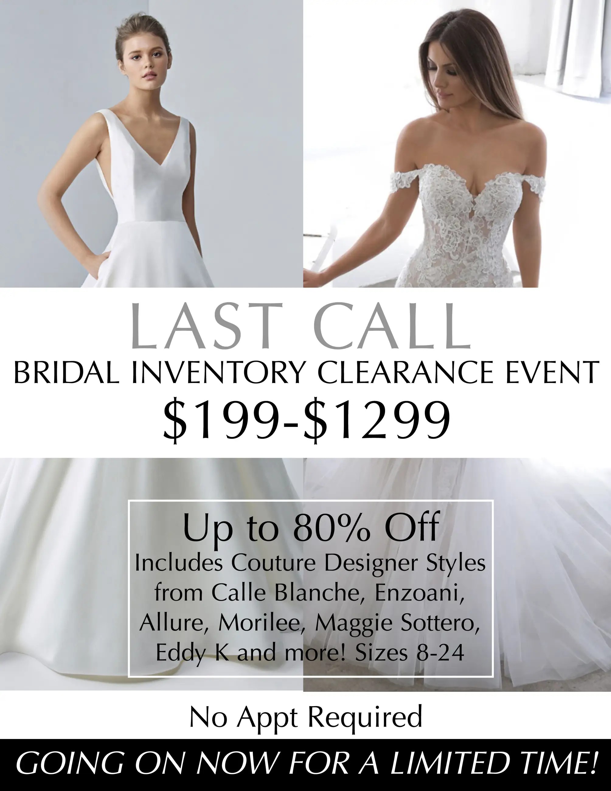 ENDED | Bridal Sample Sale