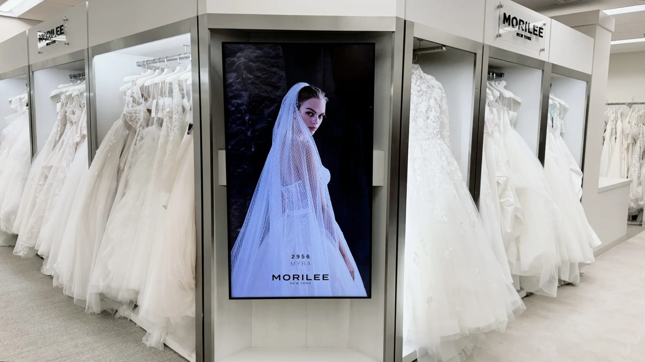 Look into the Morilee in-store bridal boutique at Trudys Brides
