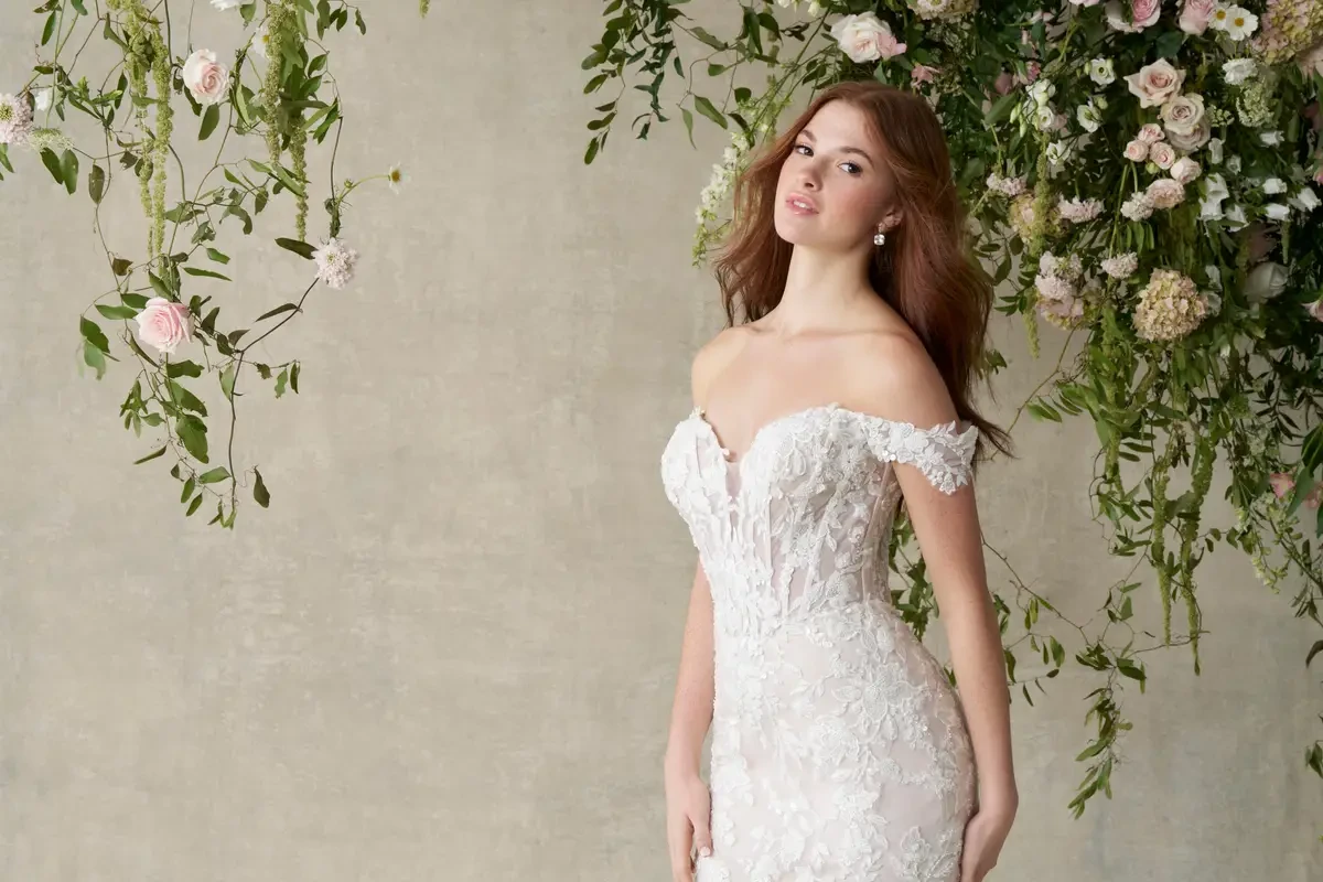Model wearing Allure Bridal Dress