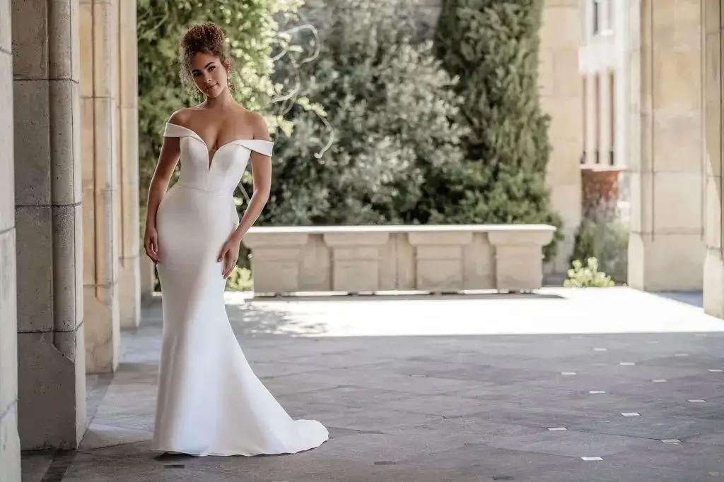 Model wearing Allure Bridal Dress