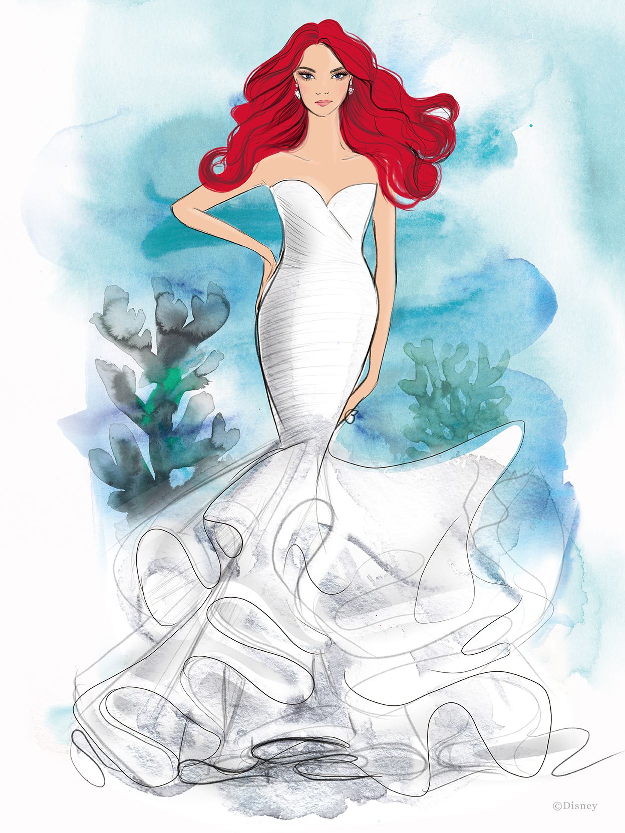 Disney Fairy Tale Weddings Style #Ariel D260 Ariel