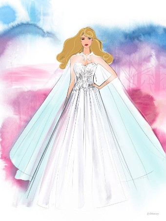 Disney Fairy Tale Weddings Style #Aurora D261 Aurora #14 thumbnail