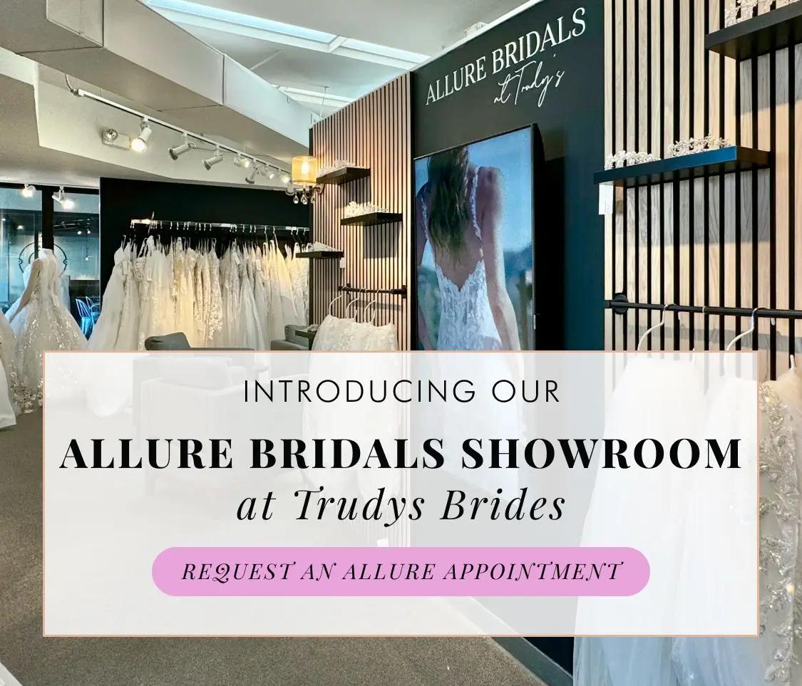 Allure Bridals showroom at Trudys Brides