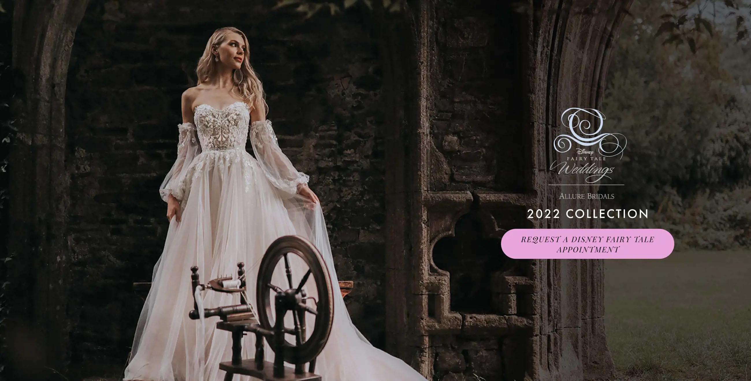 Disney Fairytale Wedding gowns at Trudys Brides. Desktop image.