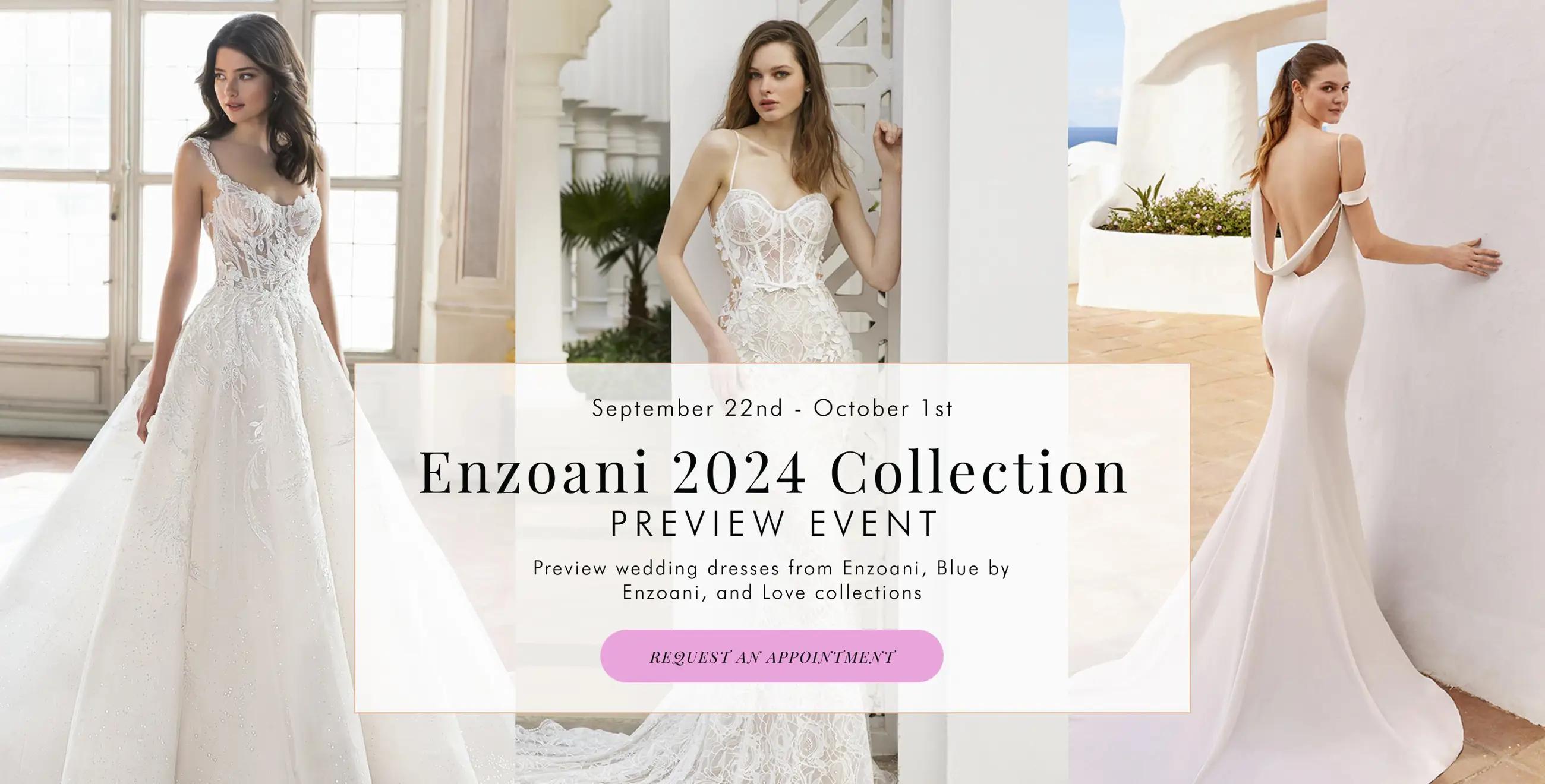 Enzoani 2024 collection preview at Trudys Brides