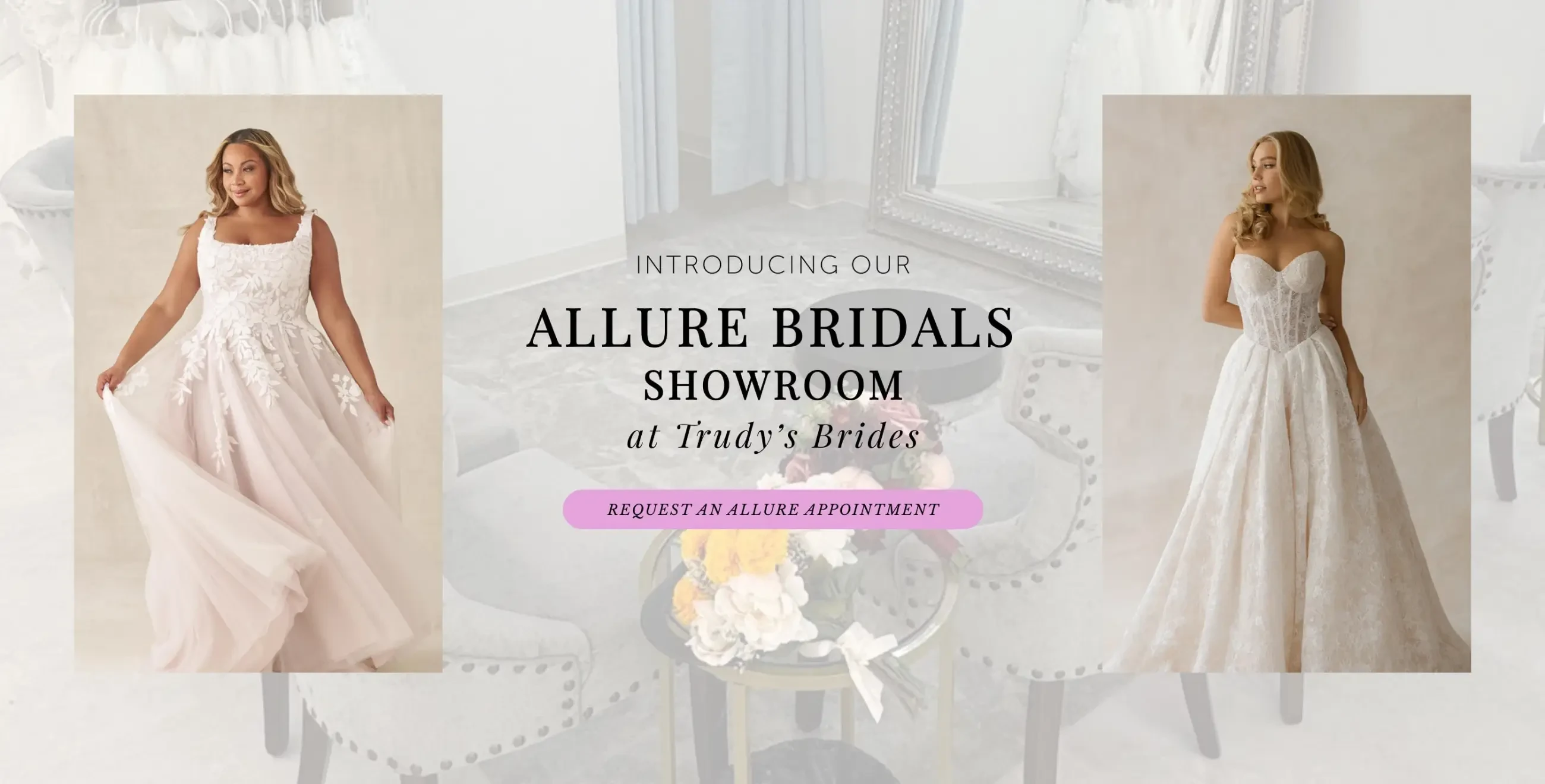 Allure Bridals showroom at Trudys Brides
