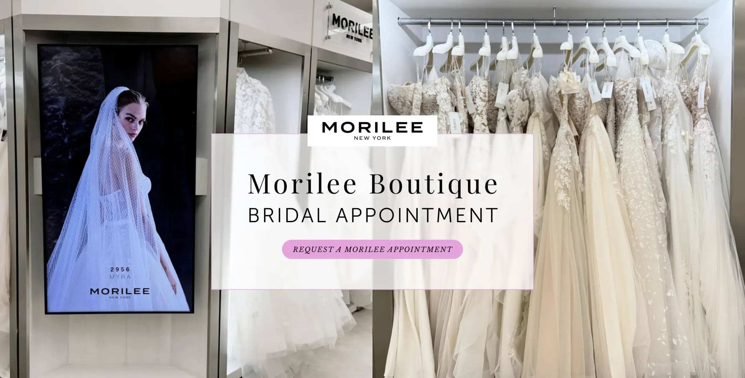 Morilee boutique appointments at Trudys Brides