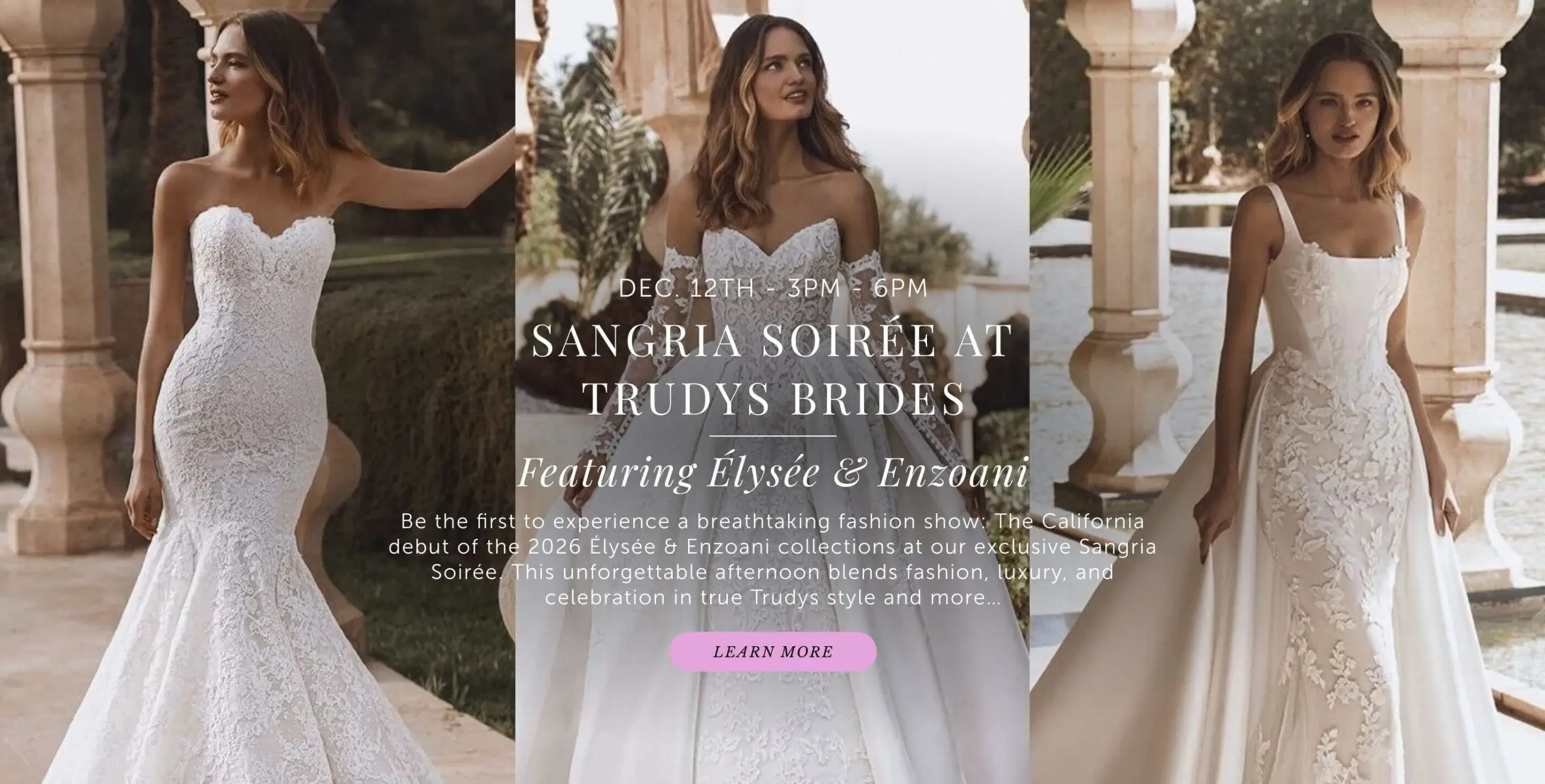 Enzoani collection preview event at Trudys Brides