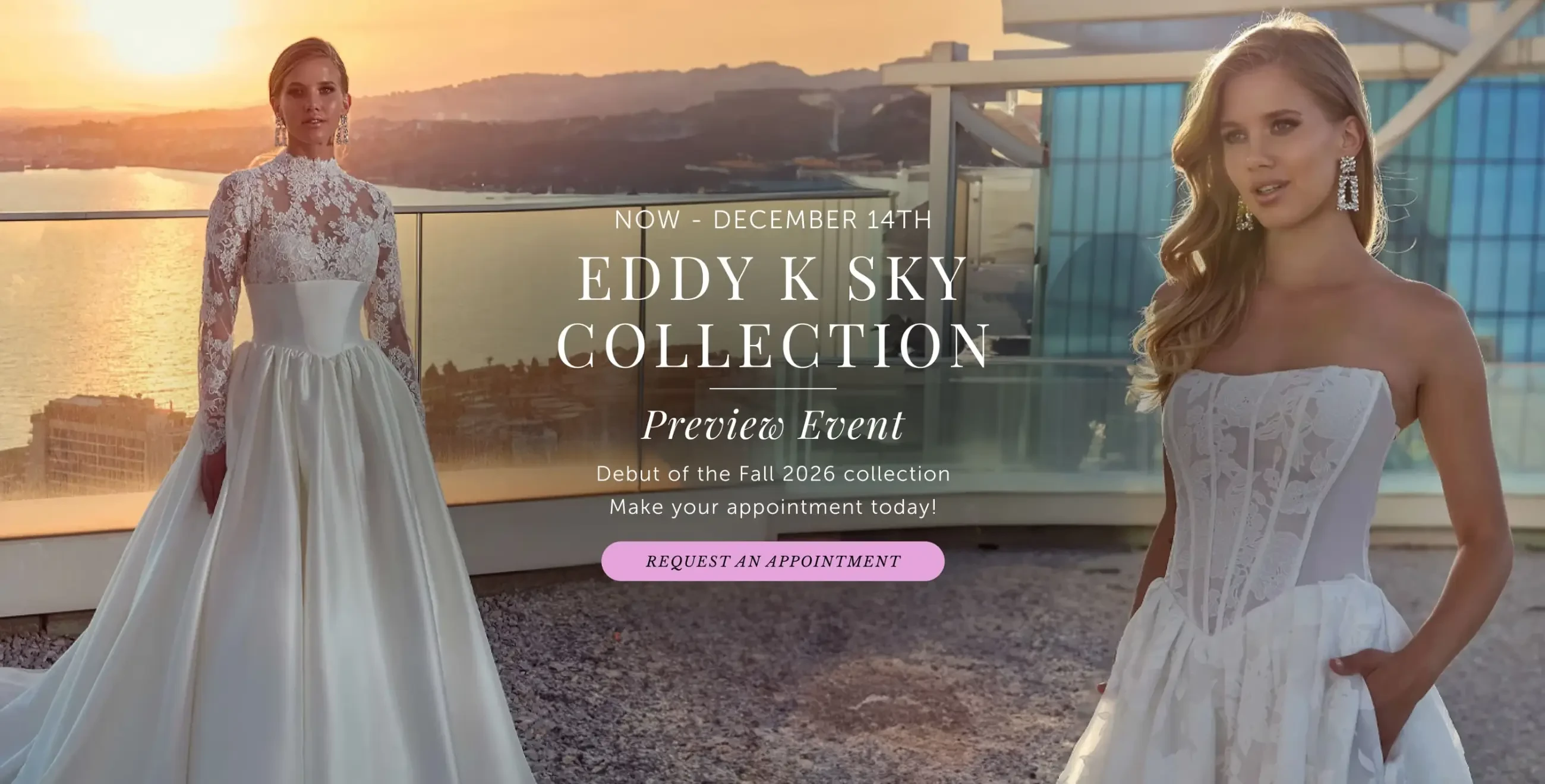 Eddy K Sky Trunk Show at Trudys Brides