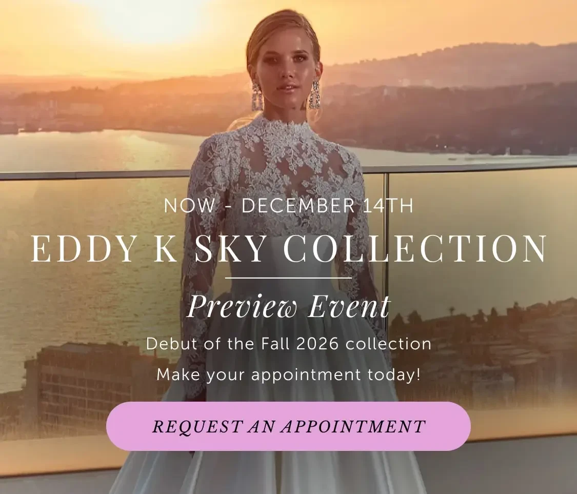 Eddy K Sky Trunk Show at Trudys Brides