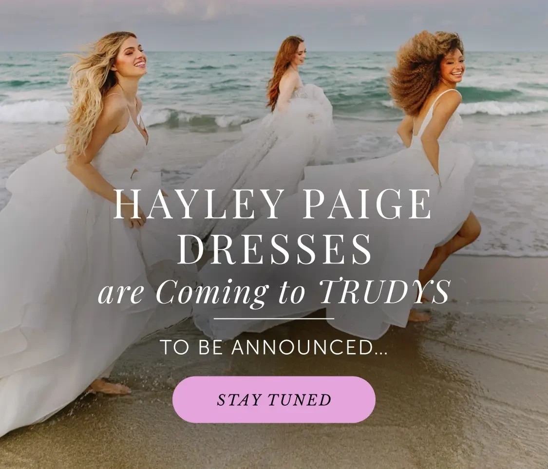 Hayley Page dresses at Trudys Brides