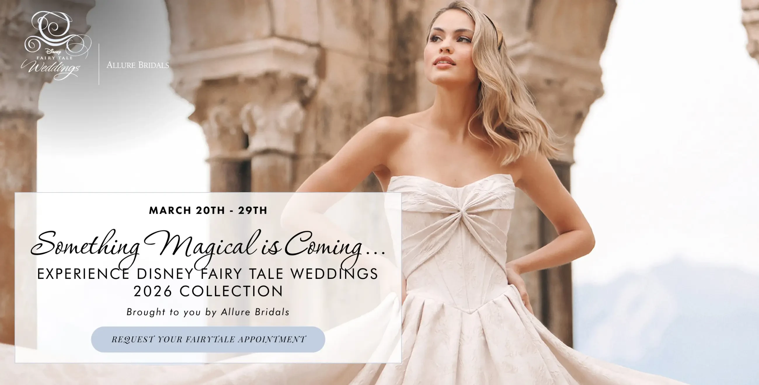 Disney Fairy Tale Weddings Event at Trudys Brides