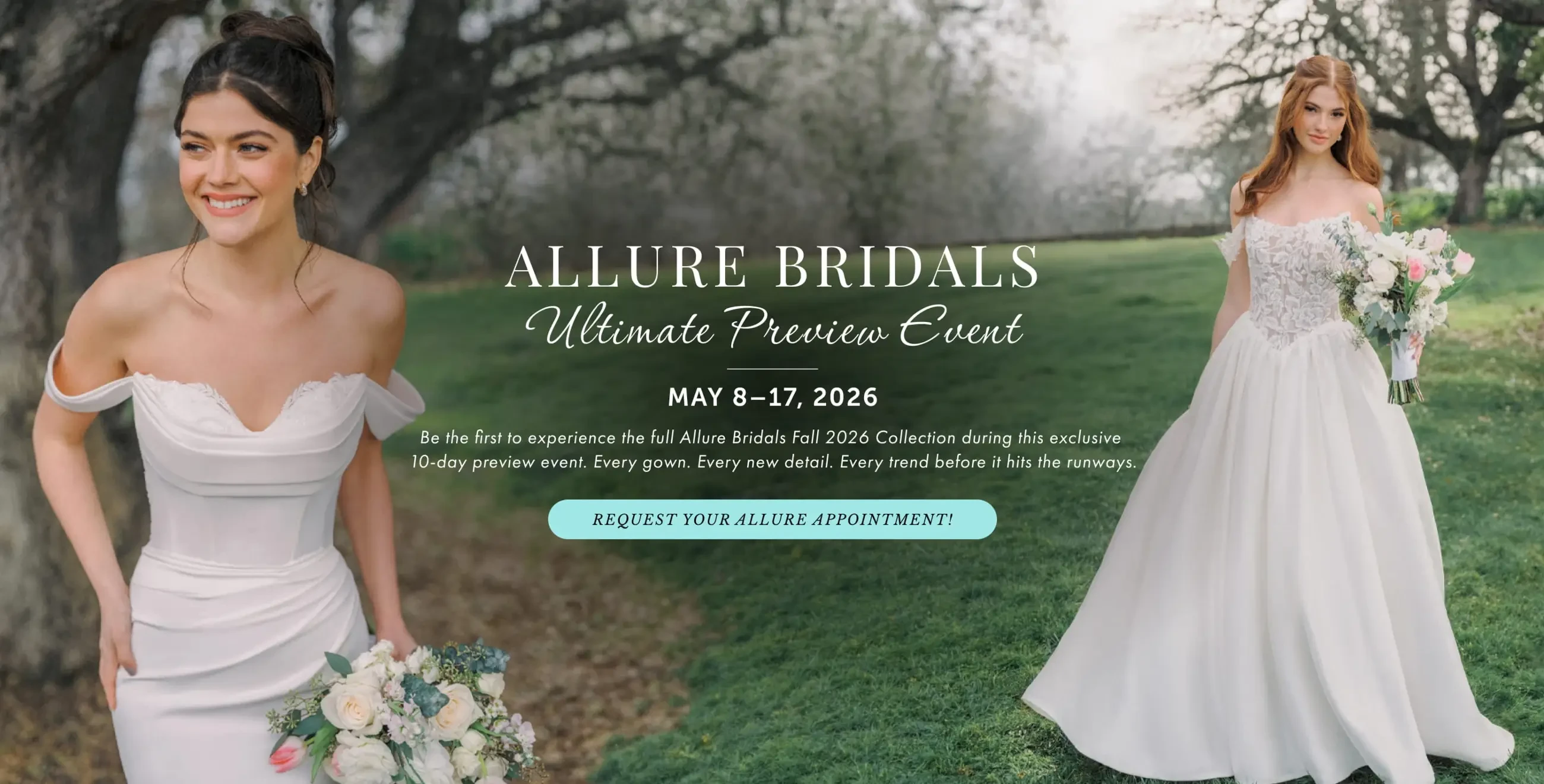 Allure Bridal event banner