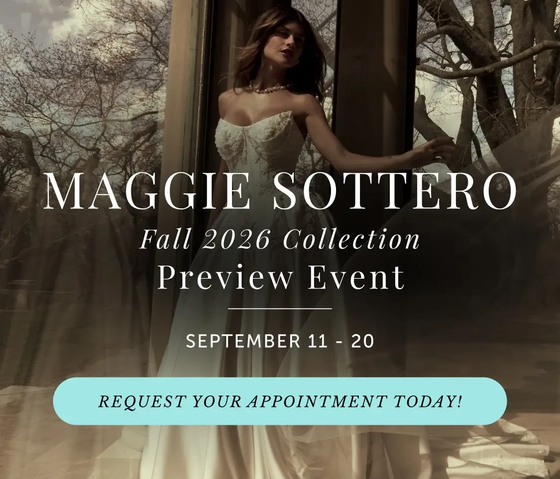 Maggie Sottero collection banner at Trudys Brides