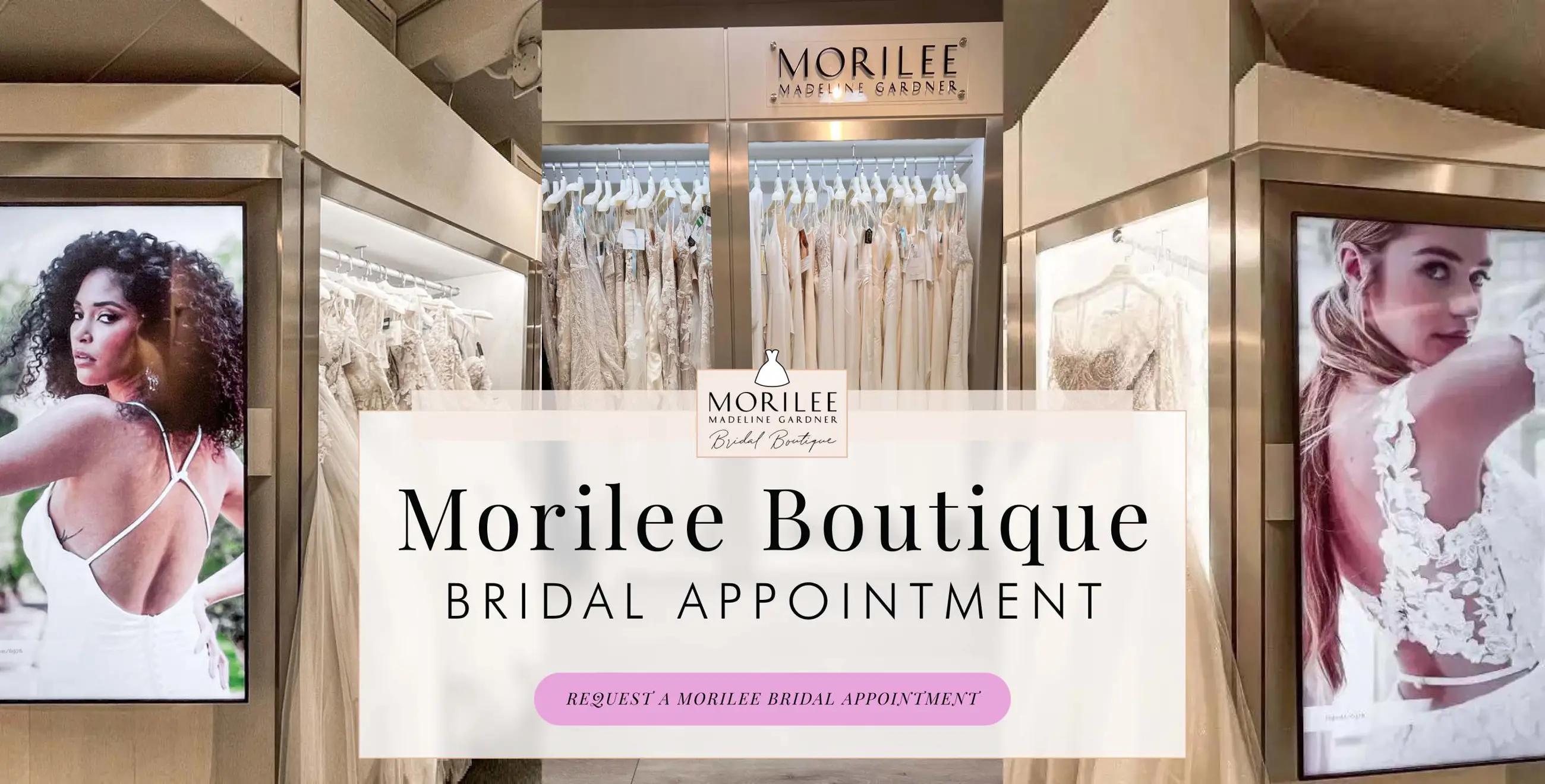 Morilee boutique appointments at Trudys Brides