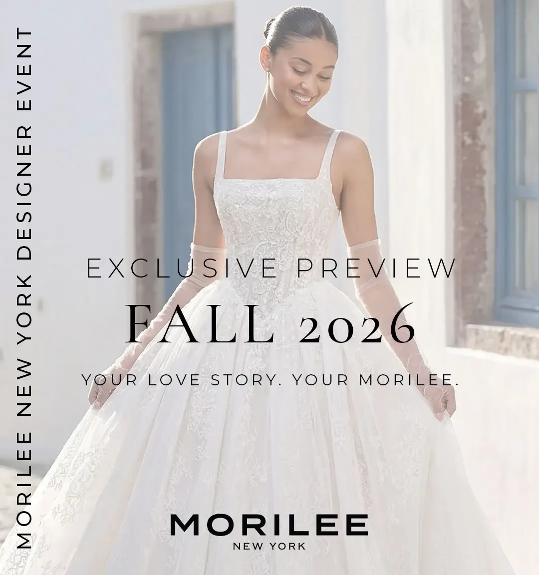 Morilee event at Trudys Brides banner