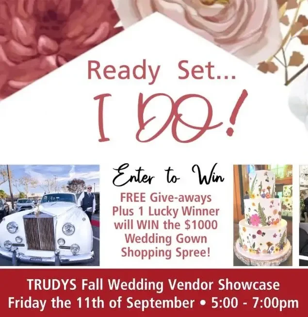 Ready Set, I Do vendor showcase banner at Trudys Brides