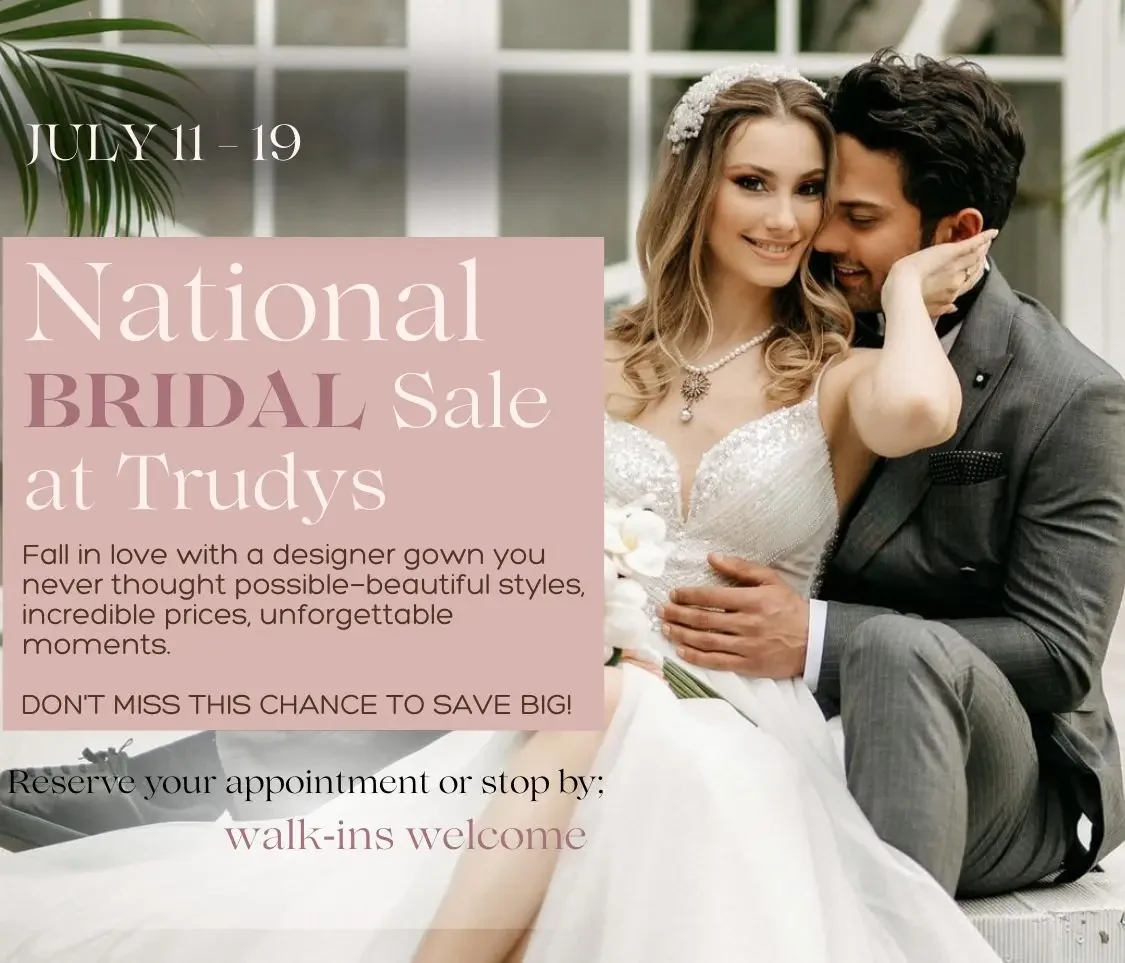 National bridal sale banner - mobile